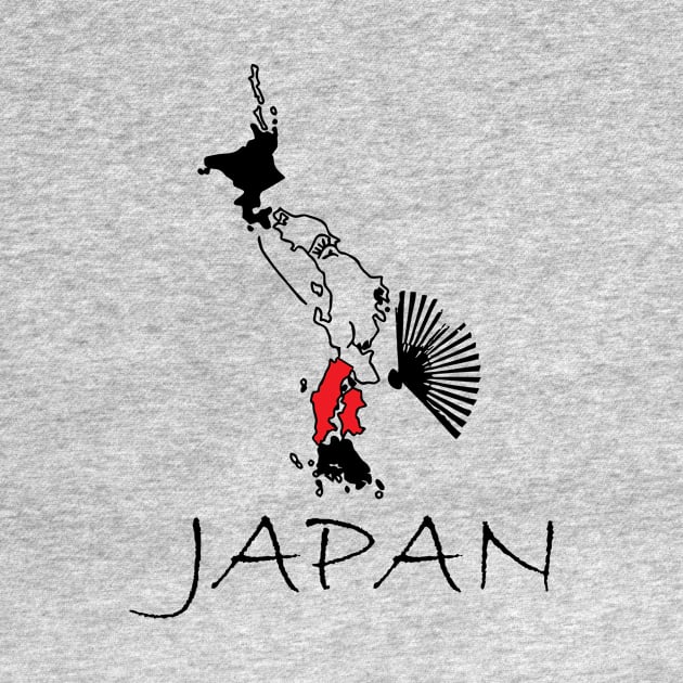 A funny map of Japan by percivalrussell